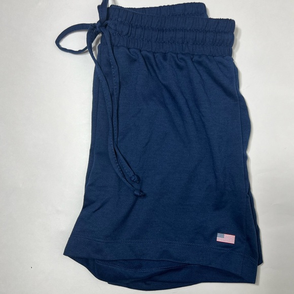 PSK collective Women’s running short, Moisture wicking, mid length,Navy, Medium - Picture 5 of 6